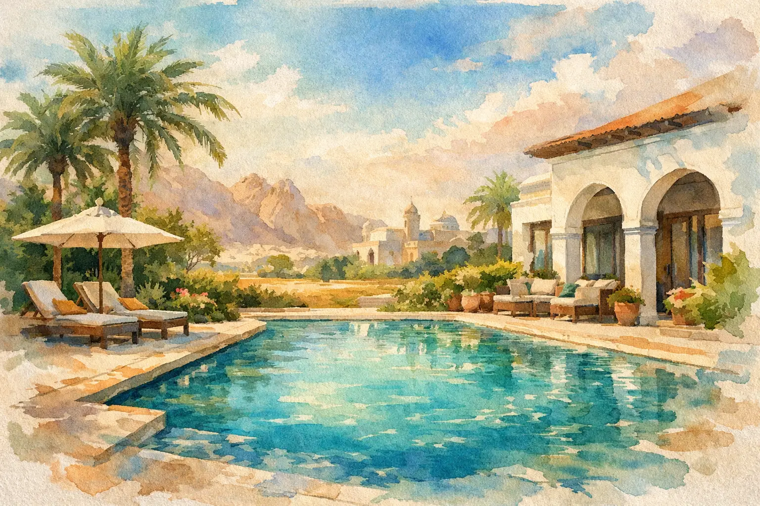 كم تبلغ تكلفة بناء مسبح فيلا في السعودية؟