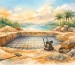 خطوات تجهيز أرضية المسبح لبناء آمن يدوم